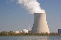 Kühlturm eines Atomkraftwerks