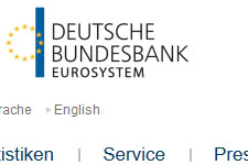 Homepage der Deutschen Bundesbank