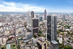 Bankenviertel in Frankfurt 