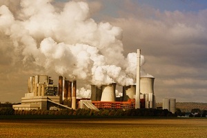 Dampf aus Industrieanlagen