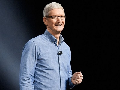 Tim Cook spricht auf der WWDC 2016 von Apple