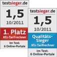 CHECK24 testsieger.de Testsieger Kfz-Versicherungsvergleich