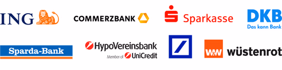 Logos unserer Partnerbanken