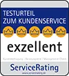 Service Rating „exzellent“