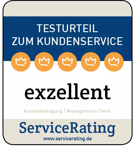 Siegel von ServiceRating