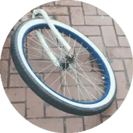 Lastenrad nach Sturz