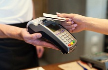kontaktlose Bezahlung per Kreditkarte