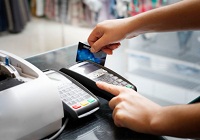 Kreditkartenzahlung im Laden
