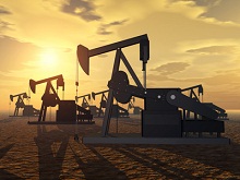 Ölbohrstation in der Wüste