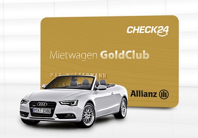 CHECK24 Mietwagen GoldClub