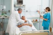 Krankenhausvisite Arzt Patient