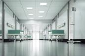 Flur eines Krankenhauses
