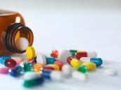Flasche mit Tabletten