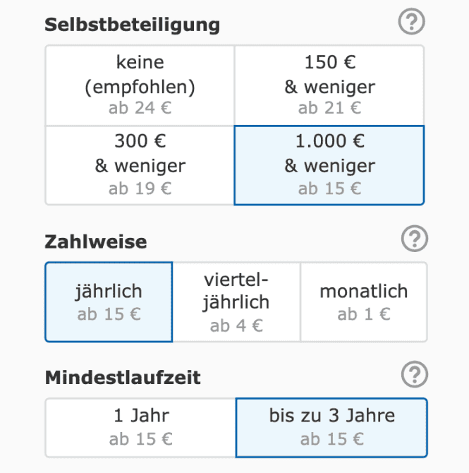 Haftpflichtversicherung Rechner Haftpflicht Vergleichsrechner Check24