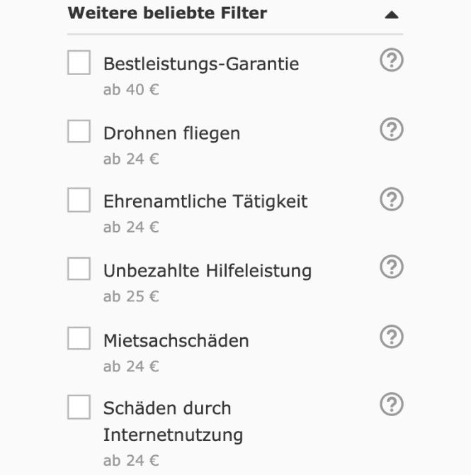 Haftpflichtversicherung Rechner Haftpflicht Vergleichsrechner Check24