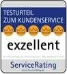 Testurteil zum Kundenservice: Exzellent Testurteil zum Kundenservice: Exzellent