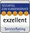 Testurteil zum Kundenservice: Exzellent