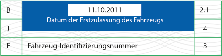 Datum der Erstzulassung