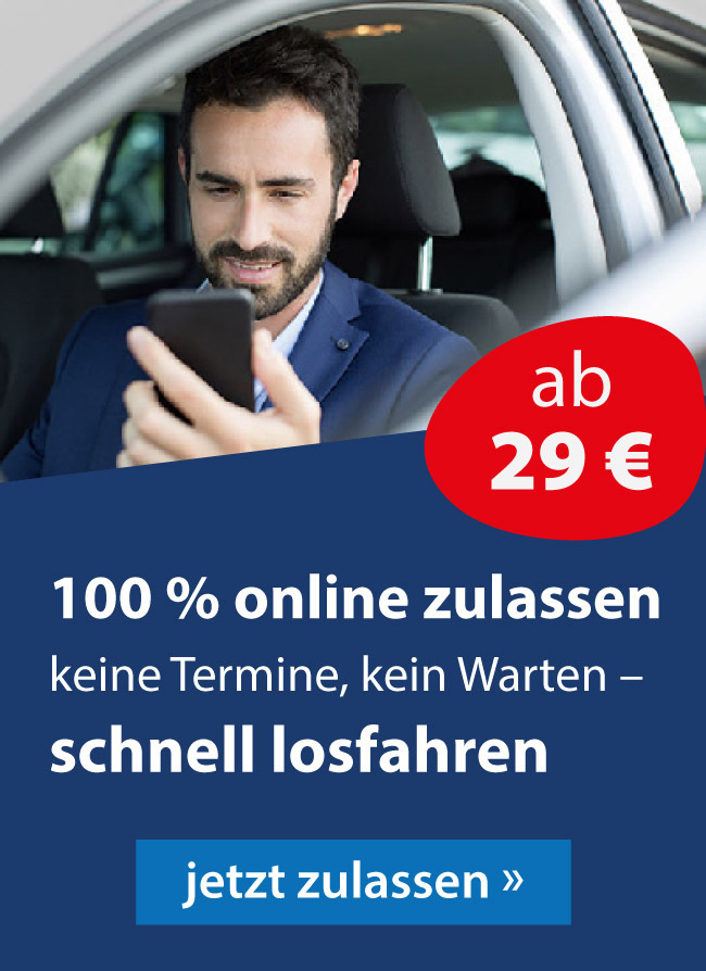 Fahrt zur Zulassungsstelle ohne Kennzeichen erlaubt? CHECK24