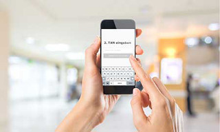 Digitale Unterschrift am Handy
