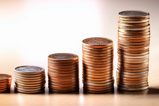 Dispokredit Münzstapel