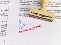 Kreditvertrag mit Stempel