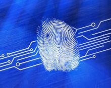 Fingerabdruck digitale Identität