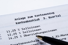 Überziehungszinsen