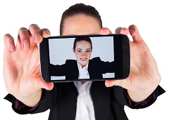 Selfie mit dem Smartphone