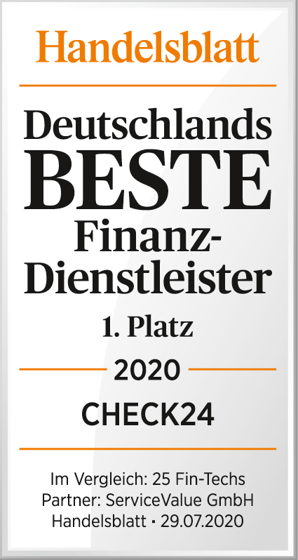 Testsieger Handelsblatt Deutschlands beste Finanzdienstleister
