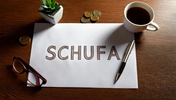 Ratgeber: Die wichtigsten Fragen zur Schufa einfach erklärt Ein Dokument liegt auf einem Schreibtisch, darauf steht das Wort Schufa