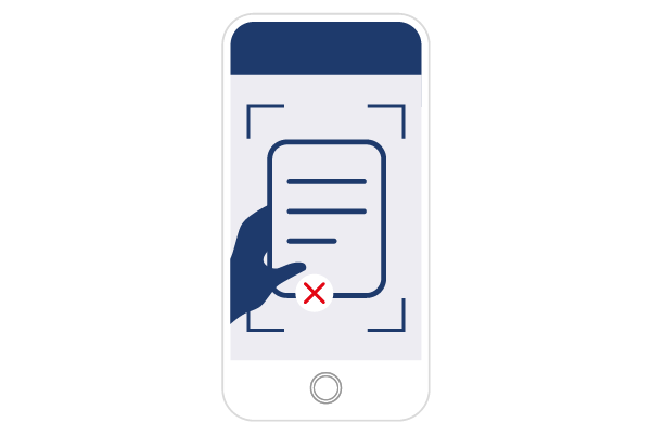 Achten Sie darauf, dass keine Finger das Dokument verdecken. Achten Sie darauf, dass keine Finger das Dokument verdecken.