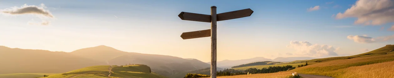 Ratgeber zu Konto & Kredit: Hilfreiche Verbrauchertipps Ein Wegweiser weißt den Weg zu Konto & Kredit Themen