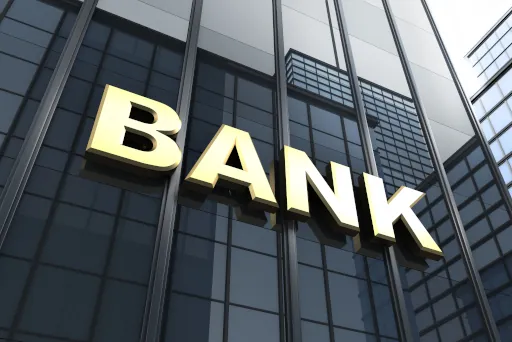Modernes Bankgebäude