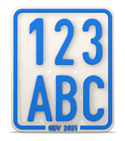 Versicherungskennzeichen 2021: Neues Kennzeichen (blau) auch als
