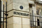 Aufschrift auf Bundesrat-Gebäude