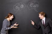 Mann und Frau im Streit