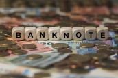 Banknote als Wort und Bargeld