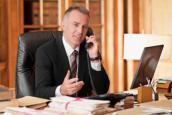 Berater am Telefon