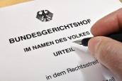 Urteilsschreiben des Bundesgerichtshof