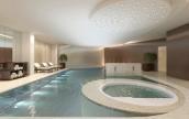 Pool im Innenbereich eines Thermenbades