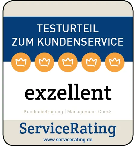 ServiceRating Siegel
