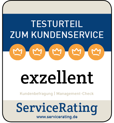 Service Rating Auszeichnung