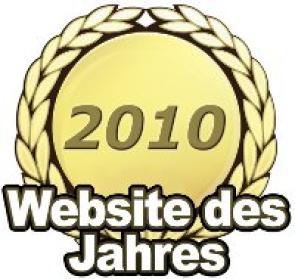 Bei der Wahl zur \"Website des Jahres 2010\" wurde CHECK24 zum besten und beliebtesten Vergleichsportal gekürt.