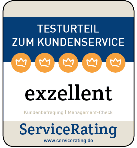ServiceRating Siegel