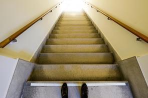 Treppe und Füße