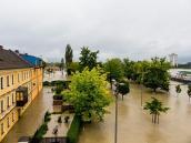 Überschwemmung Stadt