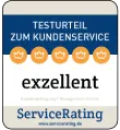Siegel von ServiceRating 2023