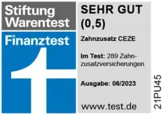 Testsieger Siegel für Tarif CEZE